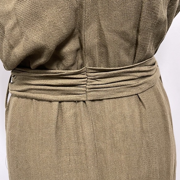 Zara rayon sleeveless belted shirt dress - Picture 6 of 13